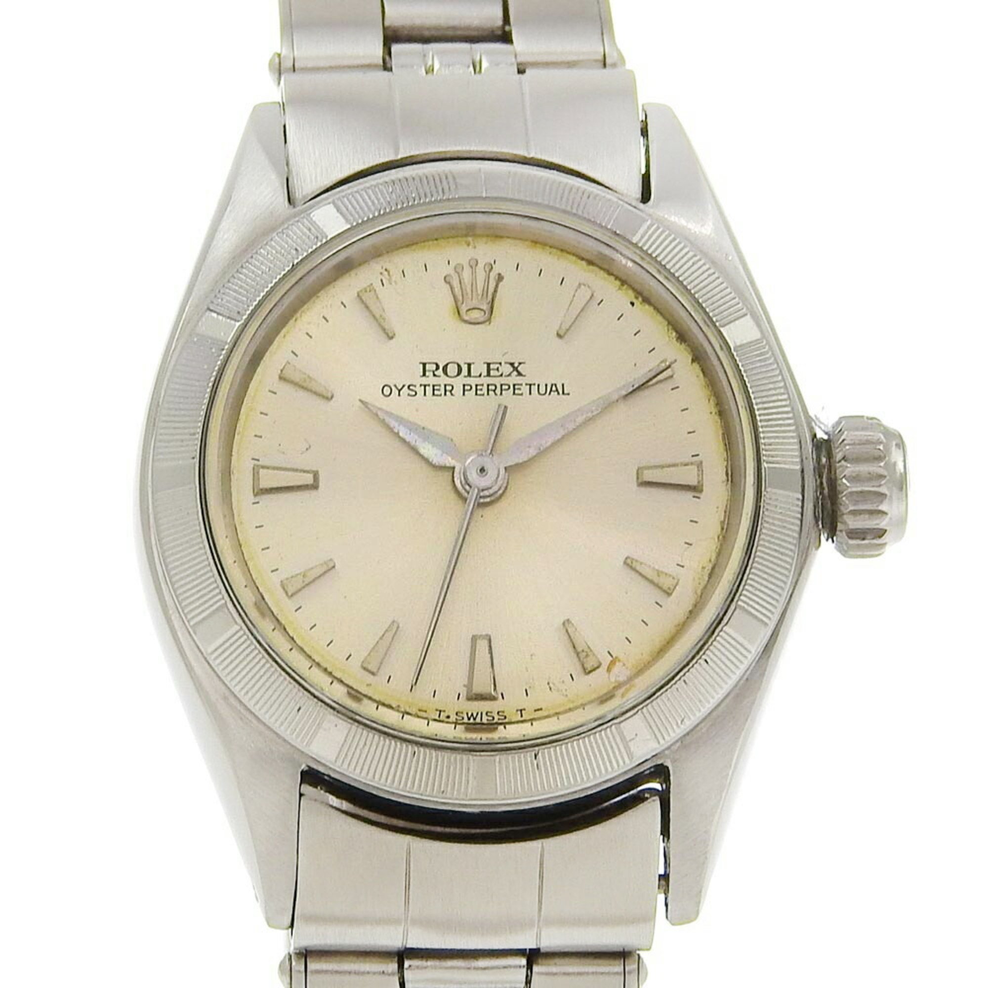 Rolex Rolex Oyster Perpetual Watch Thunderbird Bezel 6623 Stainless Steel 196